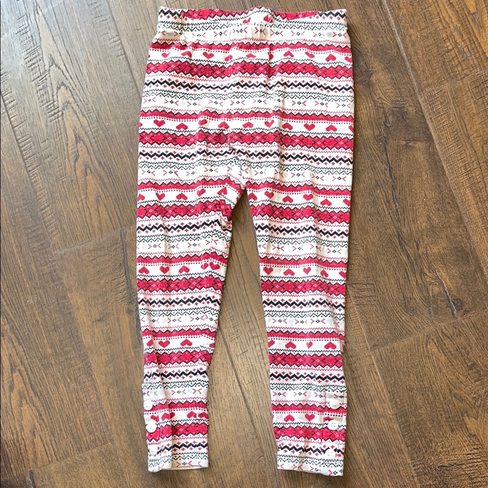 1989 Place Red and White Festive Leggings